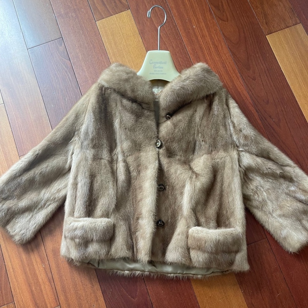 Real Mink Fur Coat